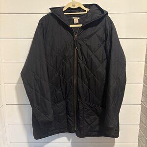 Duluth Trading Company - Golden Harvest Quilted Coat Black - Women's Size XL